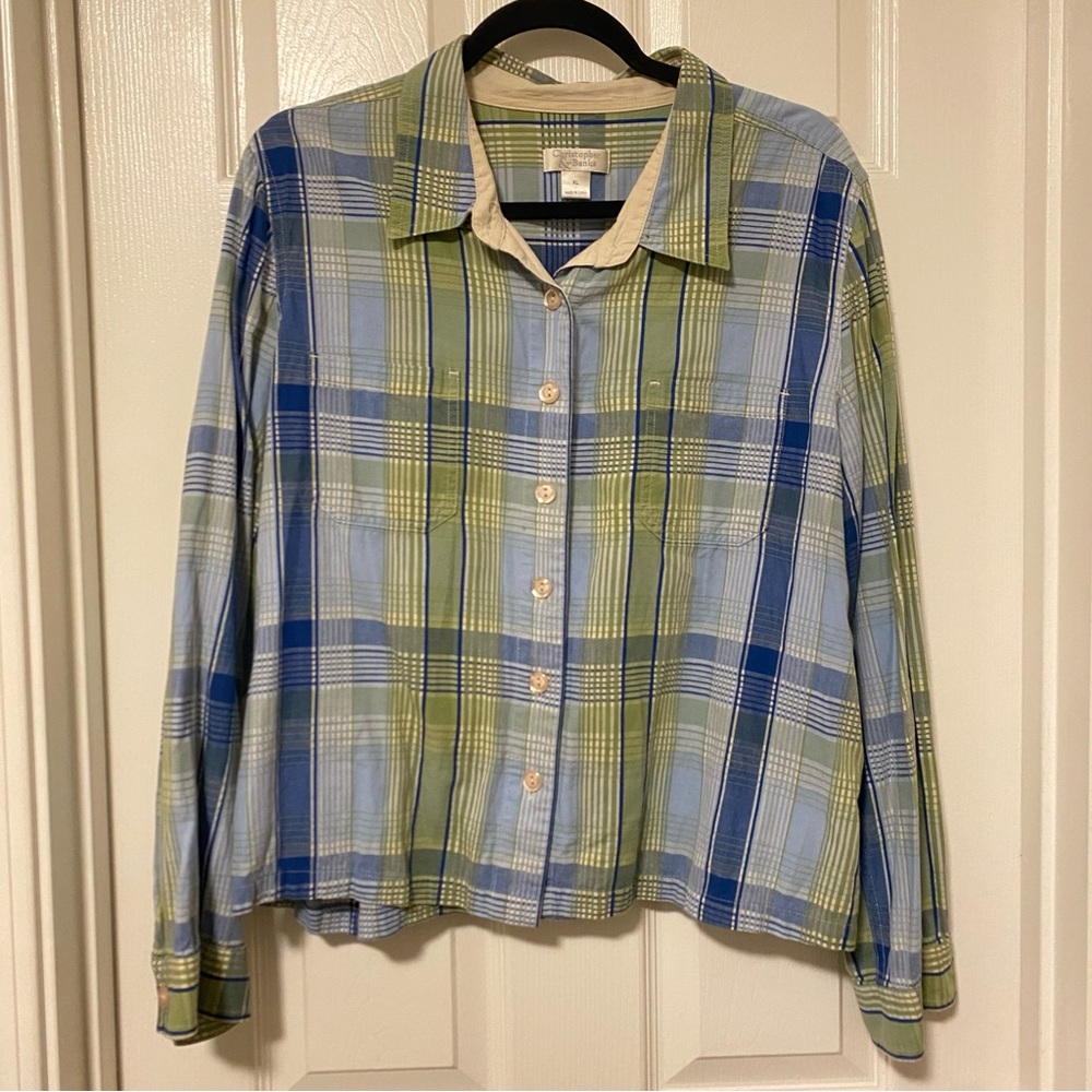 100% Cotton Plaid Button Down